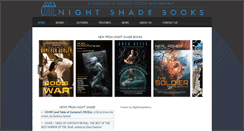 Desktop Screenshot of nightshadebooks.com