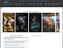 Tablet Screenshot of nightshadebooks.com